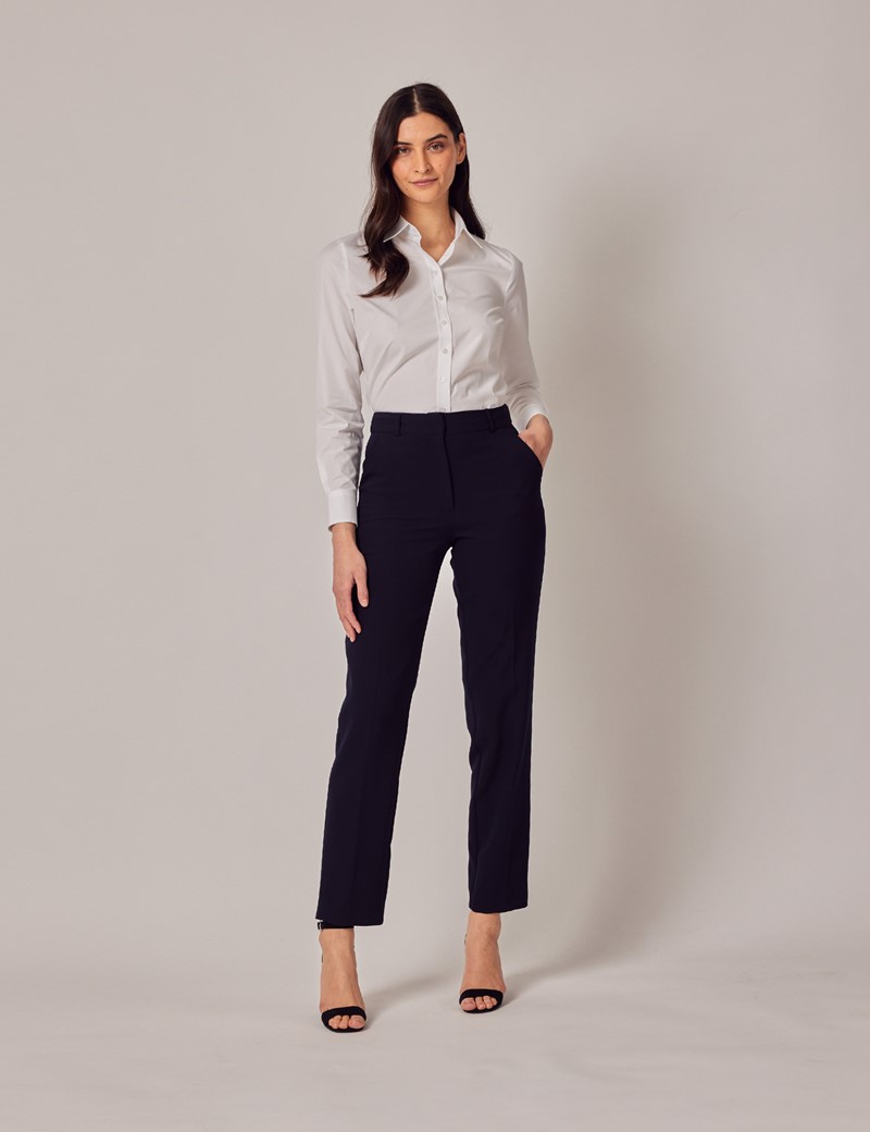 Kick It Grey High-Waisted Trouser Pants | Moda ropa de trabajo, Ropa de  moda, Ropa