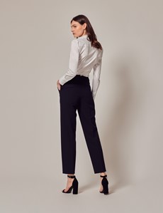 Women's Navy Suit Trousers