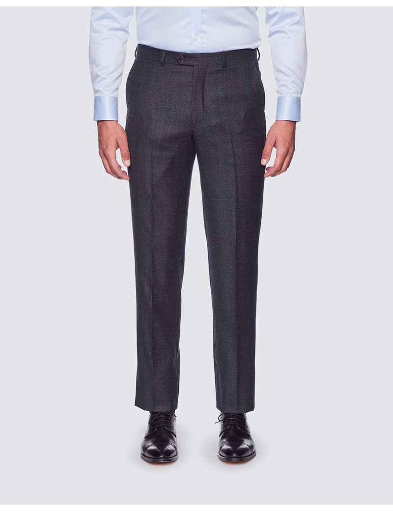 Buy Peter England Grey Slim Fit Trousers for Mens Online @ Tata CLiQ