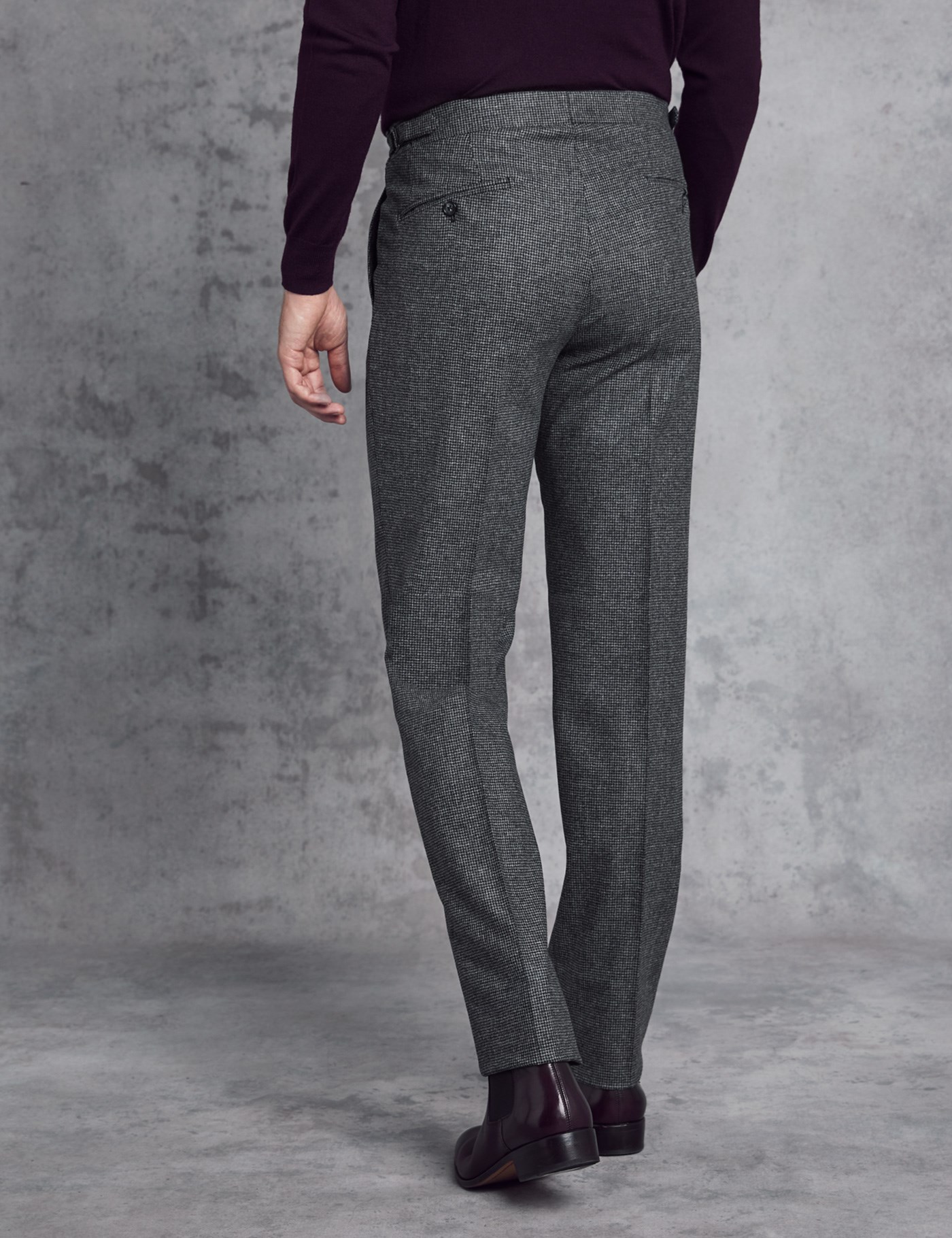 grey plaid pants mens