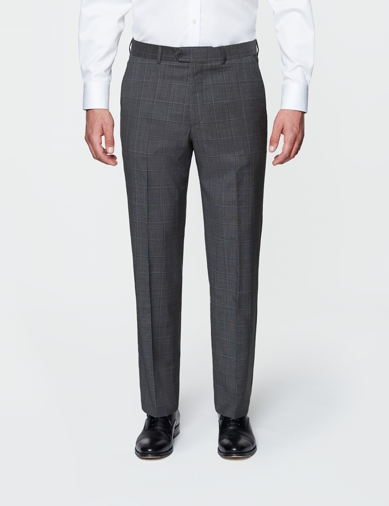 Mens Grey Formal Trousers  Charcoal Grey Formal Trousers  Next