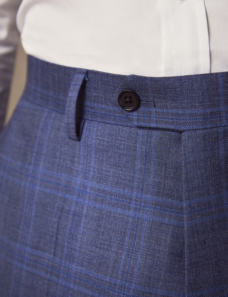 two tone plaid pants men's