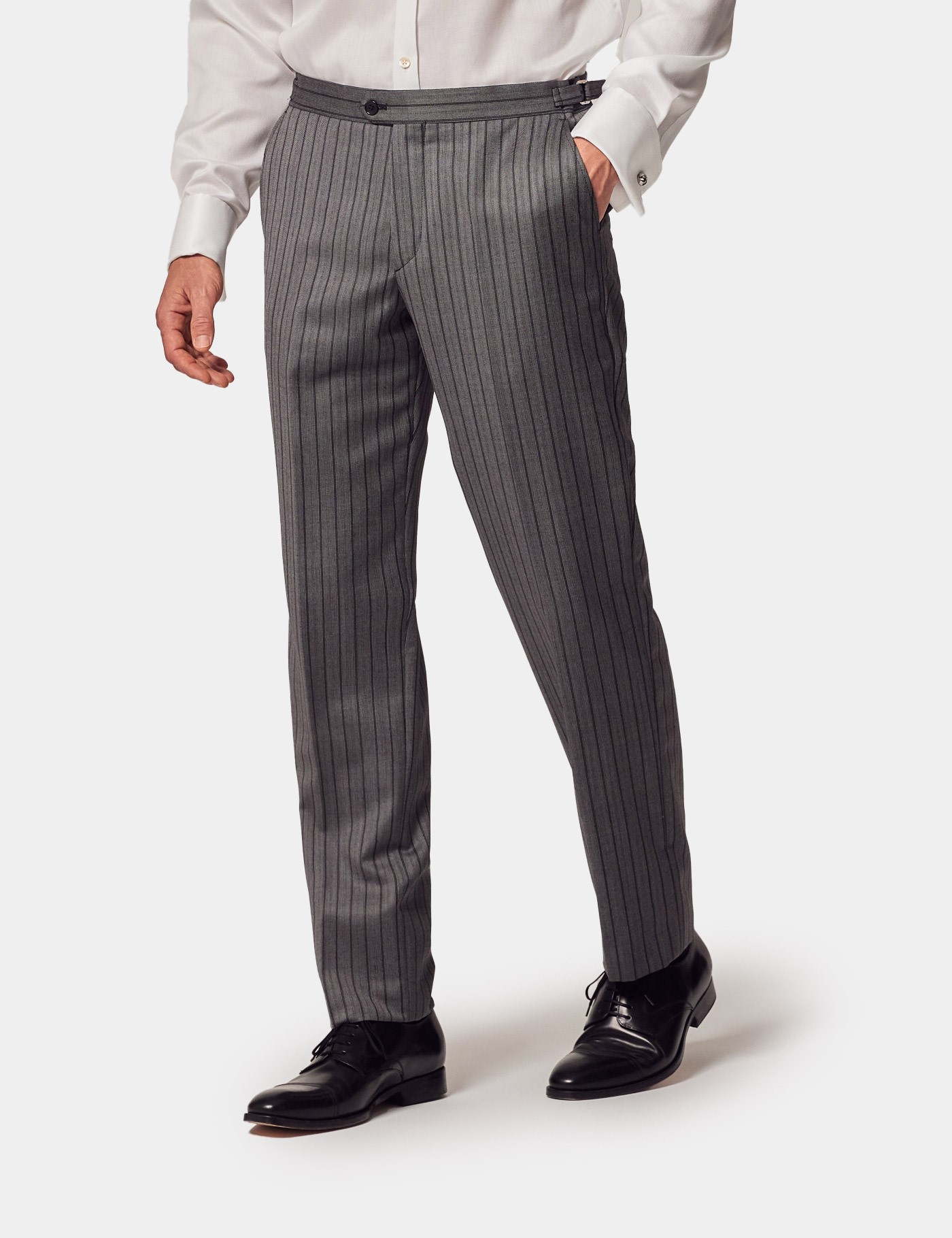 & Tailored Fit Striped 1913 Morning Suit Trousers 32"