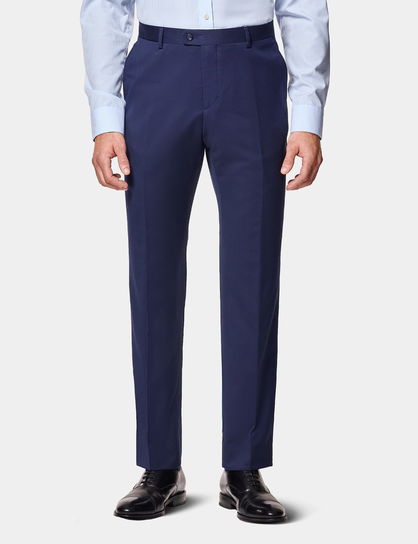 & Slim Fit Dark Blue 1913 Suit Trousers 32"