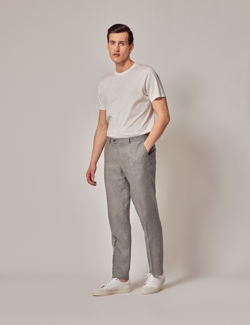 Buy Beige Linen Trouser Pants For Men by Son of A Noble Snob Online at Aza  Fashions.