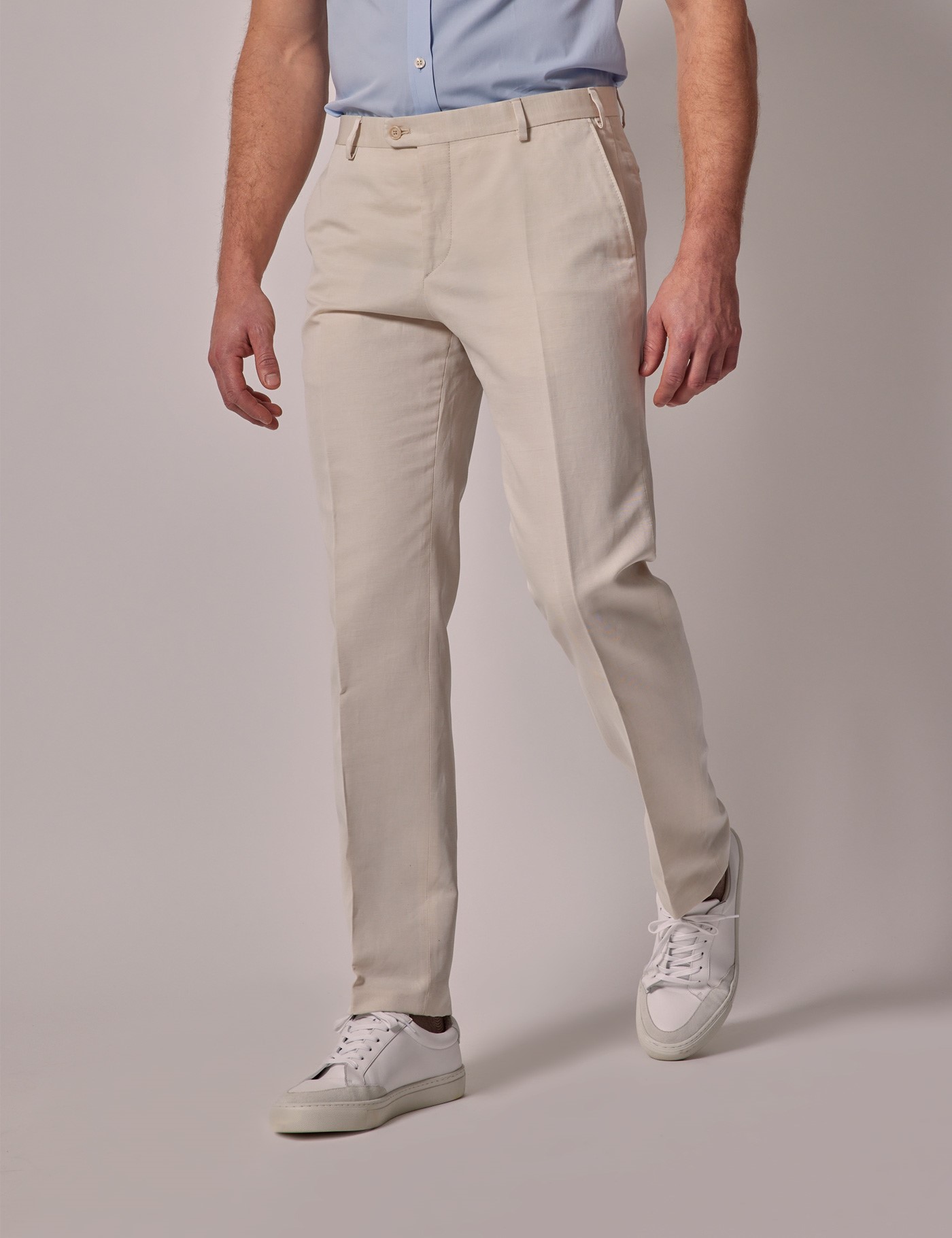 & Cotton Linen Tailored Trousers 1913 Collection 44 32"