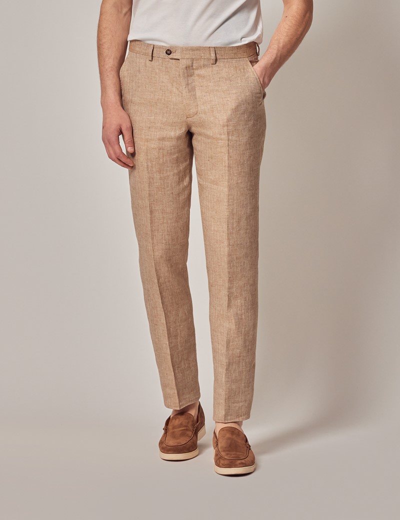 Buy Polo Ralph Lauren Men Beige Stretch Chino Suit Trouser Online - 921630  | The Collective