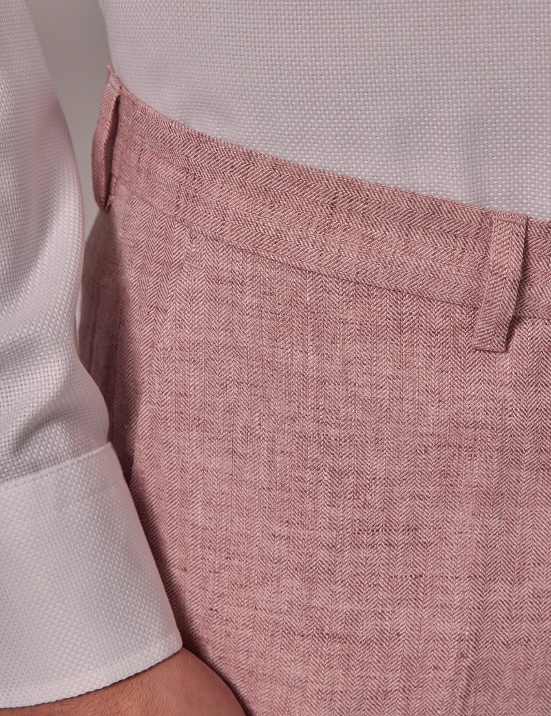 IRO herringbone weave mini shorts - Pink
