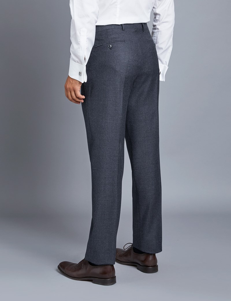 Men’s Blue Tailored Fit Italian Suit Trousers 1913 Collection Hawes