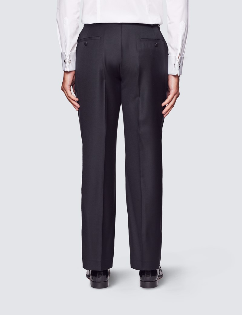 Alice Straight Leg Low Rise Suit Trousers / Black – Style Cheat