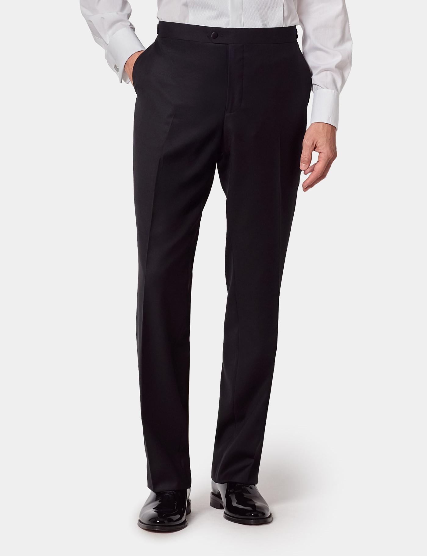 & Classic Fit Dinner Suit Trousers Side Adjusters 42"