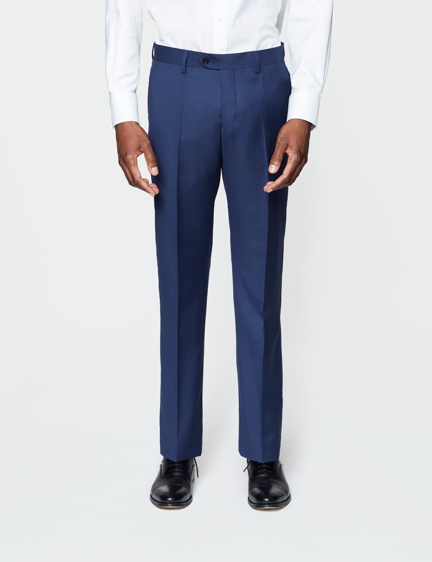 blue suit pants