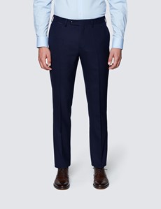 Men's Navy Slim Fit Commuter Suit Trousers
