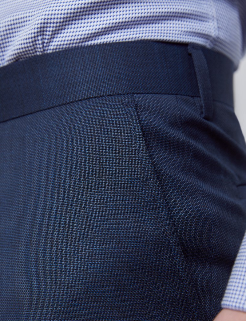 mens textured suit trousers