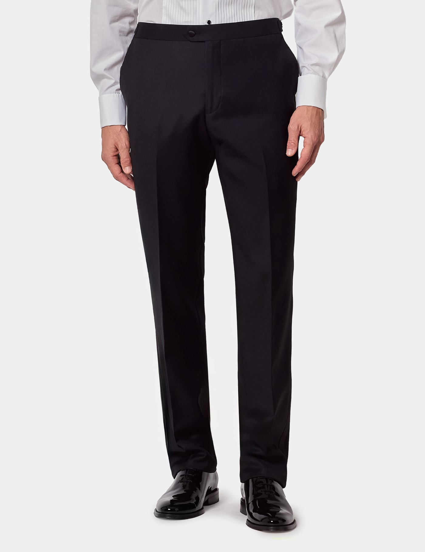 & Slim Fit Dinner Suit Trousers Side Adjusters 32"