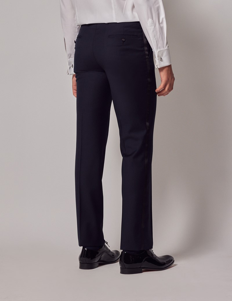 Buy LOUIS PHILIPPE Striped Polyester Viscose Slim Fit Men's Formal Wear  Trousers | Shoppers Stop