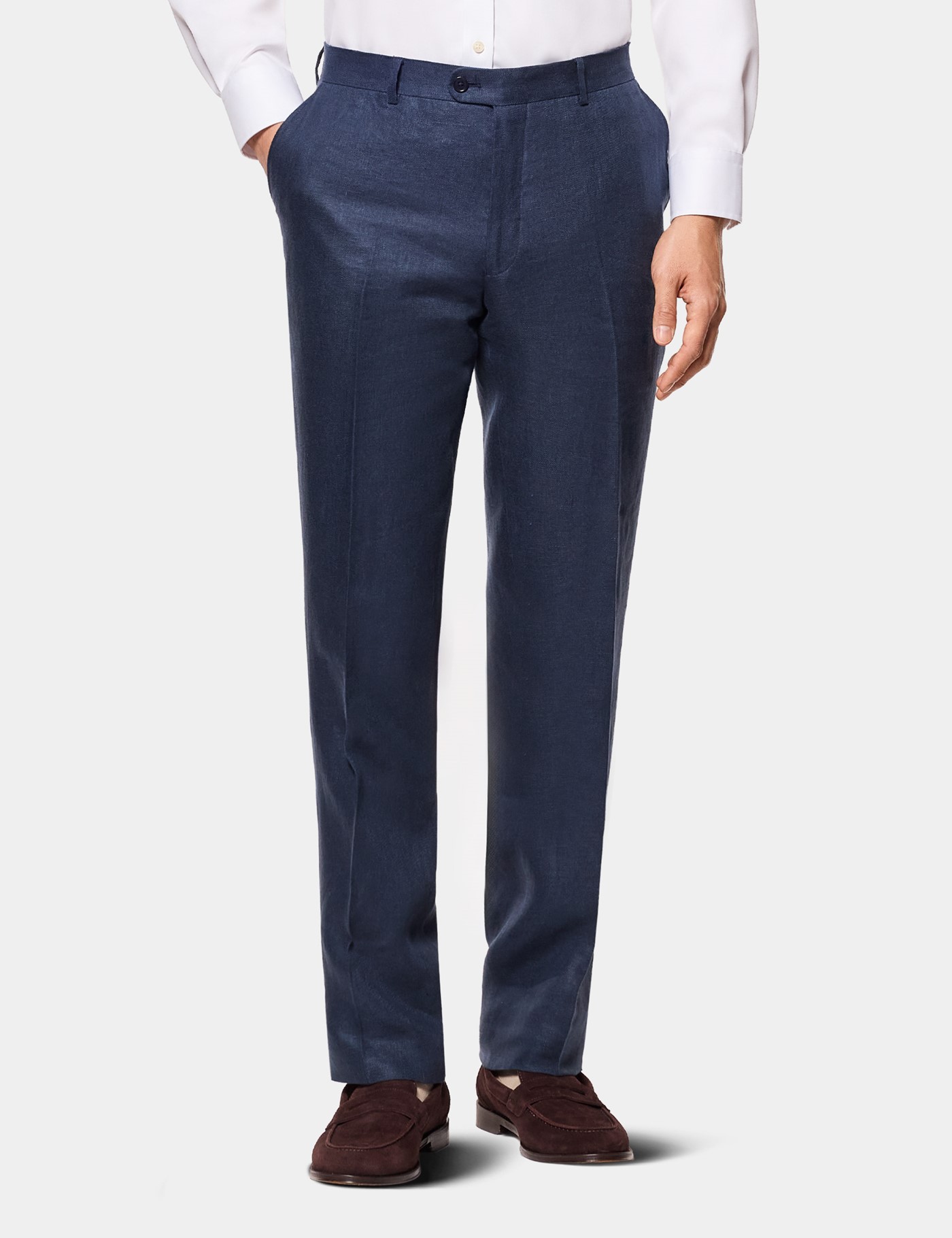 & Tailored Fit Suit Trousers 42"
