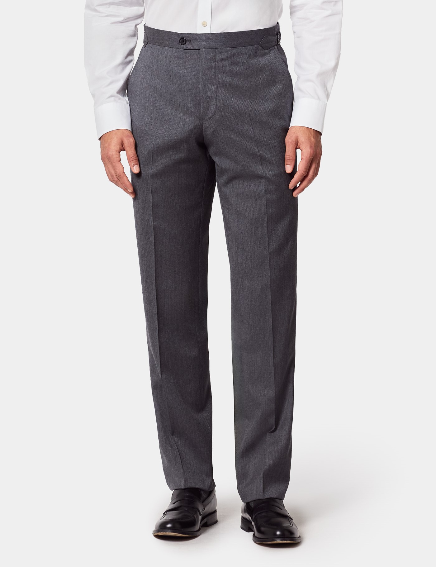 & Slim Fit Twill 1913 Suit Trousers 44"