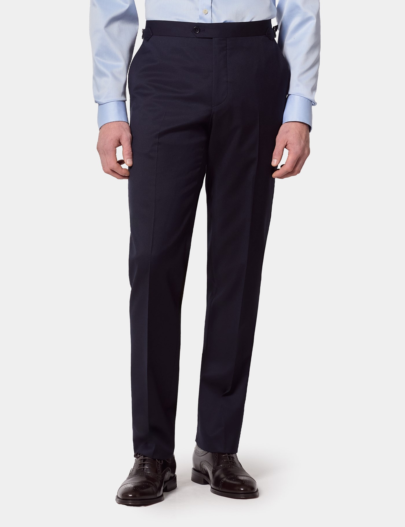 & Slim Fit Twill 1913 Suit Trousers 44"