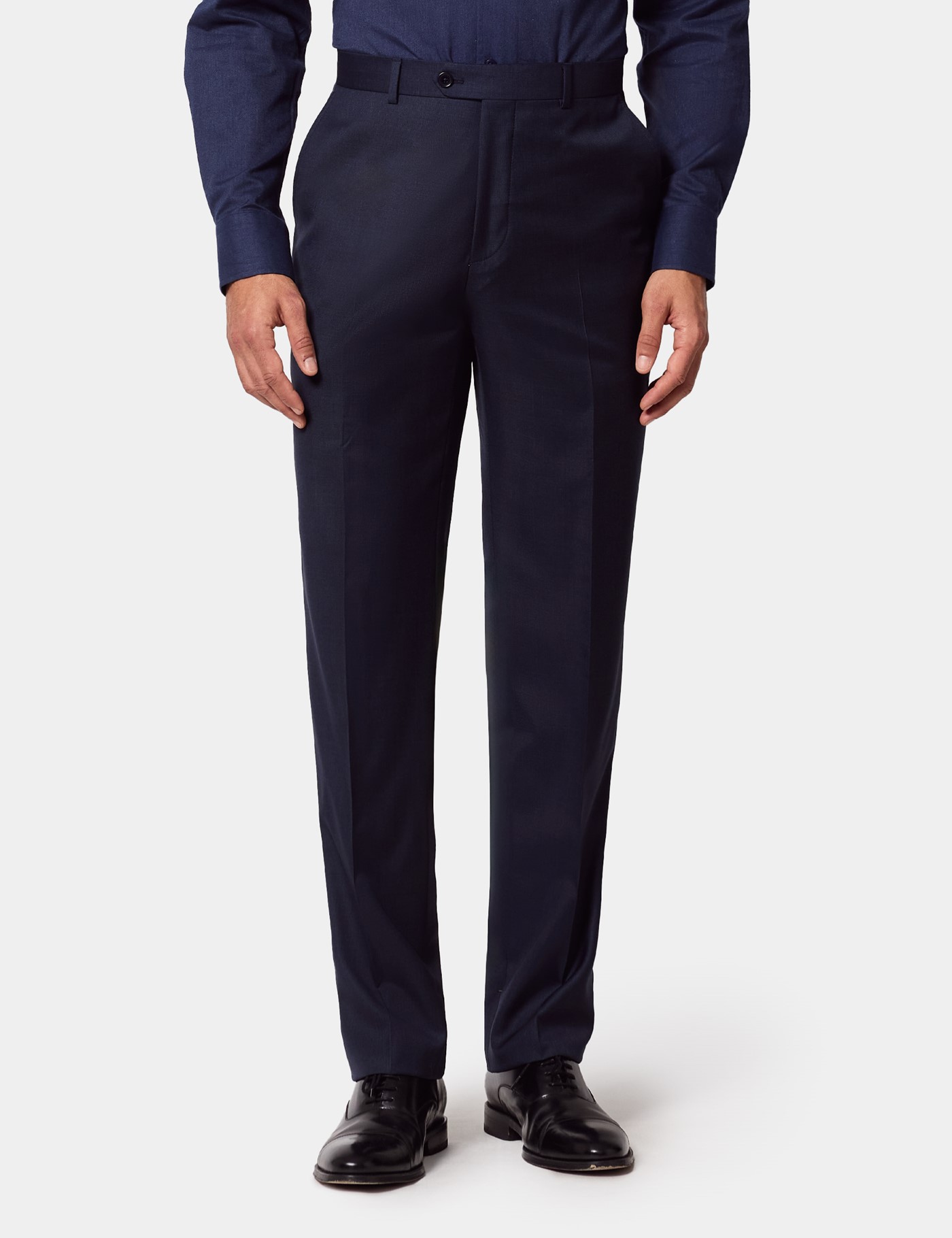 & Tailored Fit Semi Plain 1913 Suit Trousers 44"