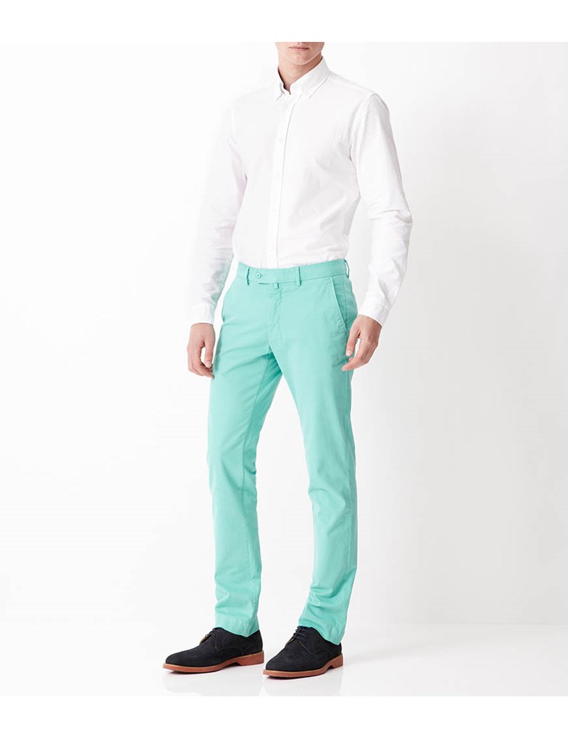 mint green chinos