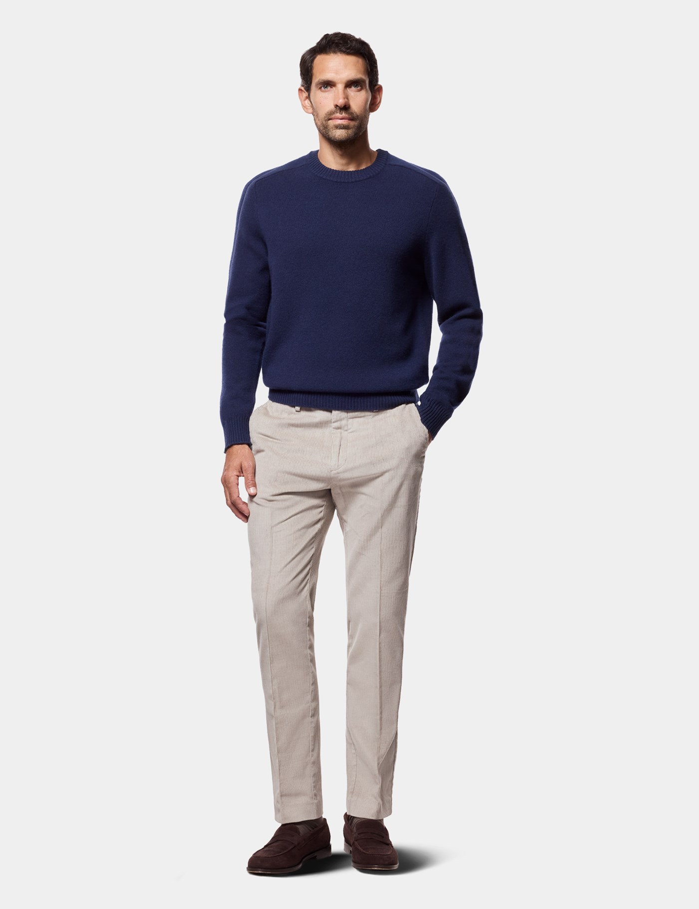 Hawes & Curtis Stone Corduroy Trousers Size: 44-31" image 2