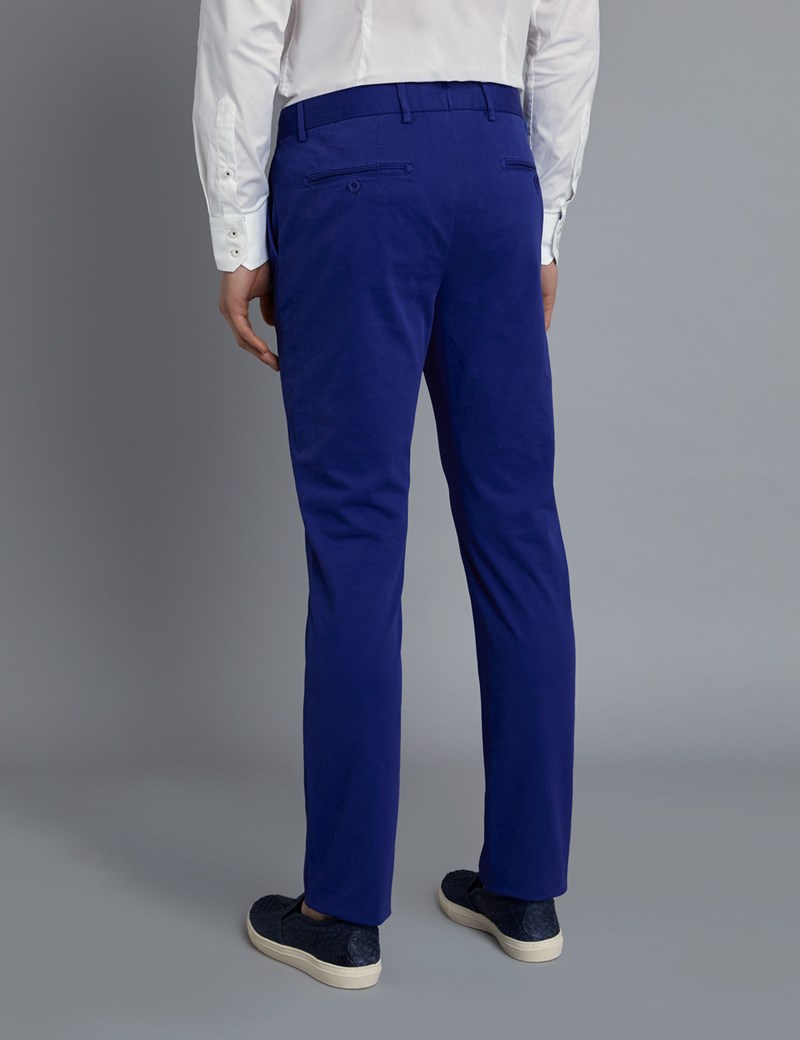 blue skinny chinos mens