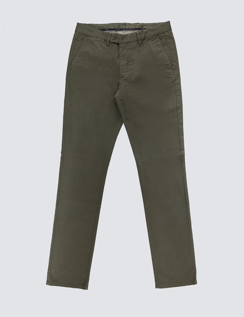 dark green chinos mens