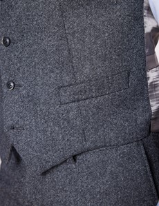 Men's Grey Tweed Waistcoat - 1913 Collection