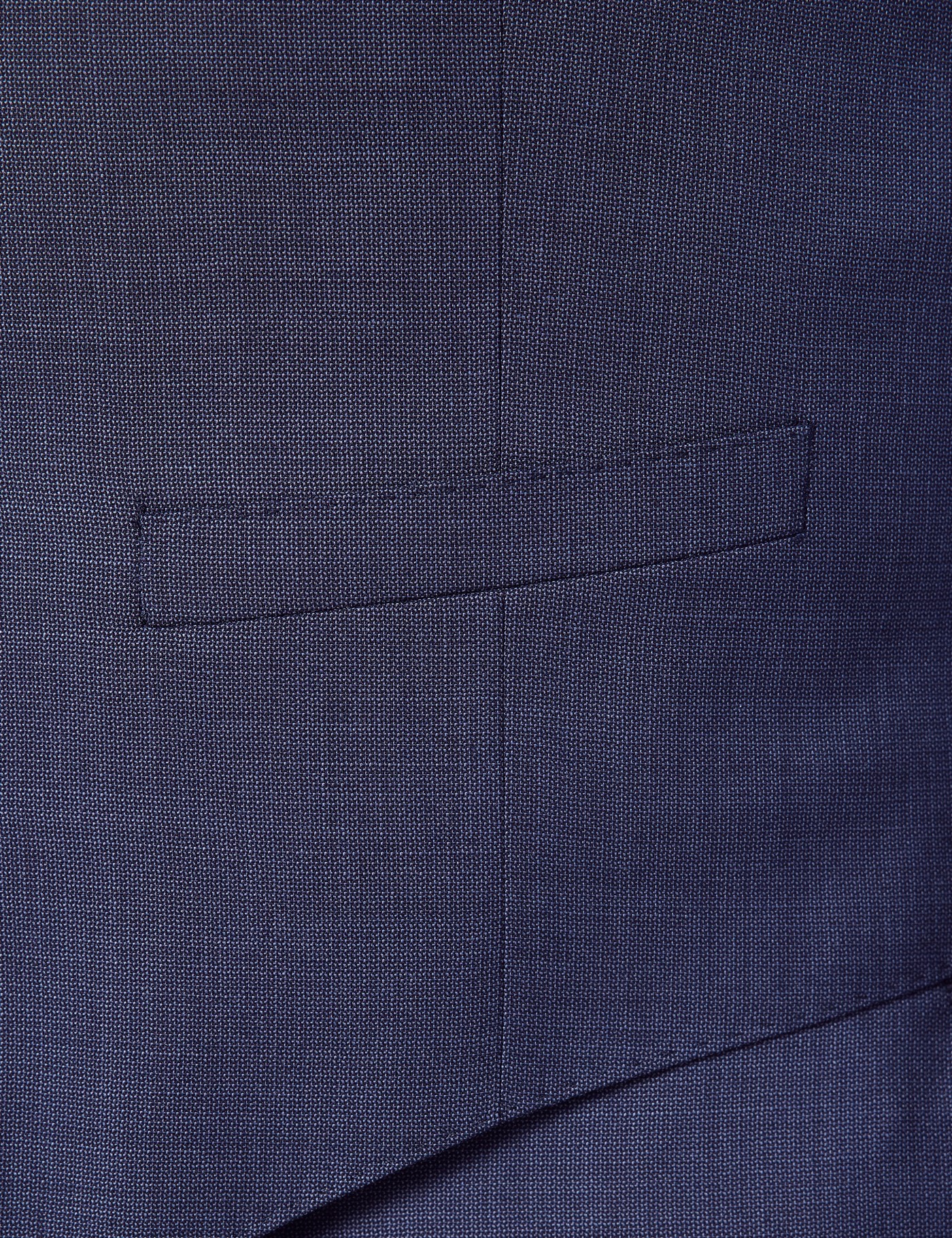 Five Button Blue Slim Fit Suit Separates Vest main image 1