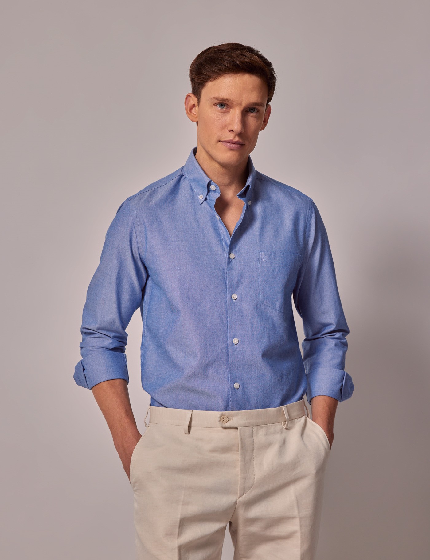 & Regular Fit Mid Oxford Shirt Long