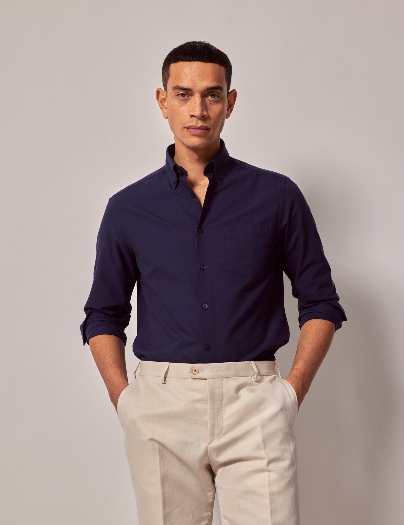 & Regular Fit Oxford Shirt