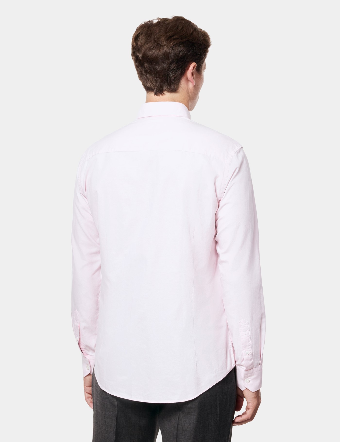 Hawes & Curtis Regular Fit Pink Oxford Shirt Size: XXL image 4