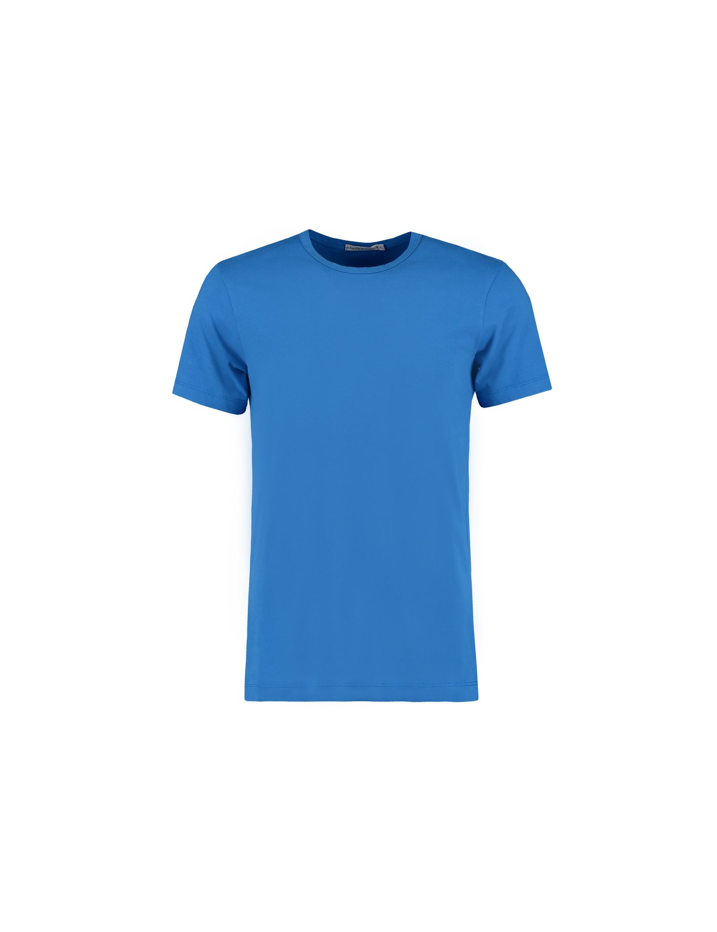 Men's Cobalt Blue Garment Dye Crew Neck T-Shirt - 100% Supima Cotton ...