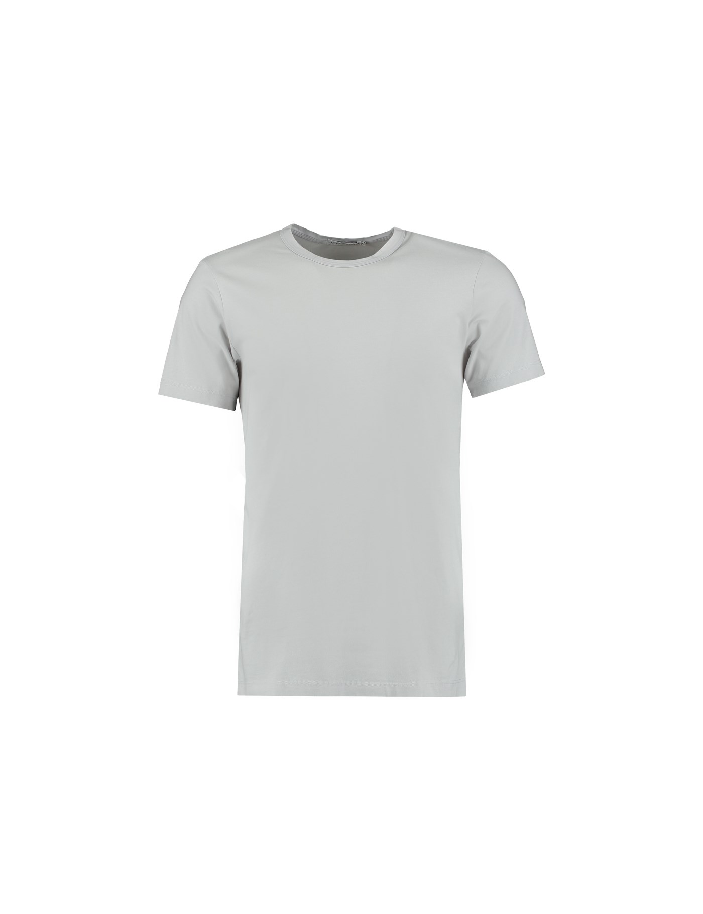Men's Light Grey Garment Dye Crew Neck T-Shirt - 100% Supima Cotton ...