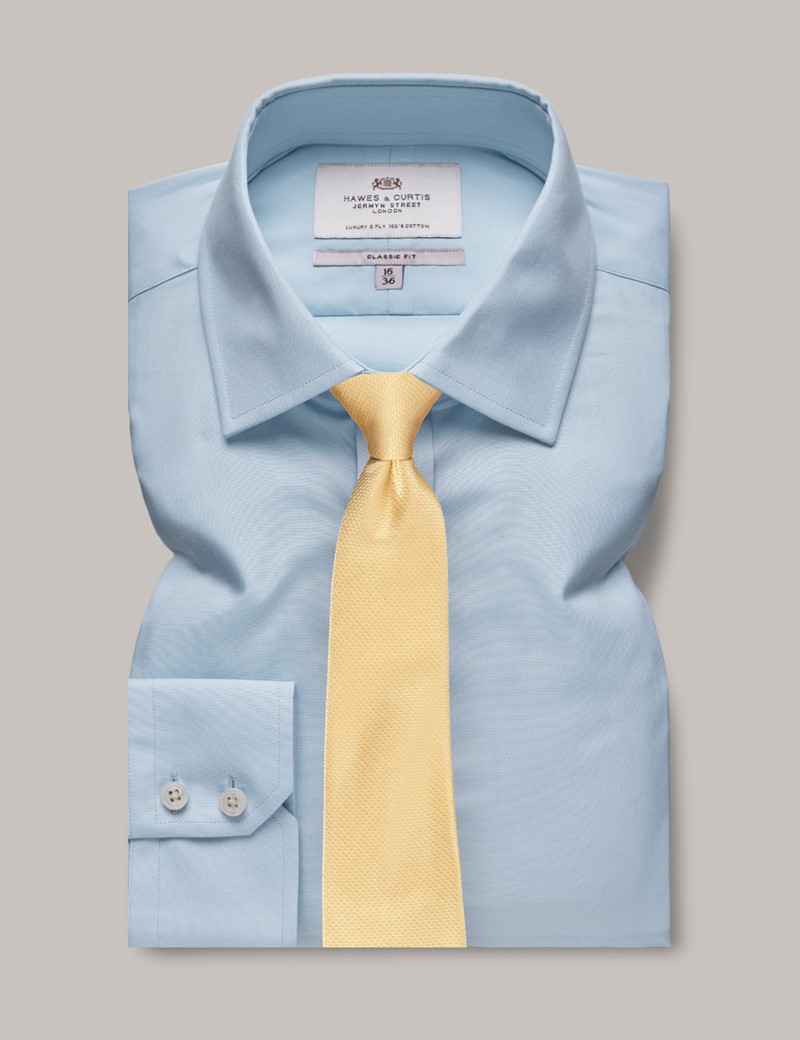 Ferragamo classic-collar cotton shirt - Blue