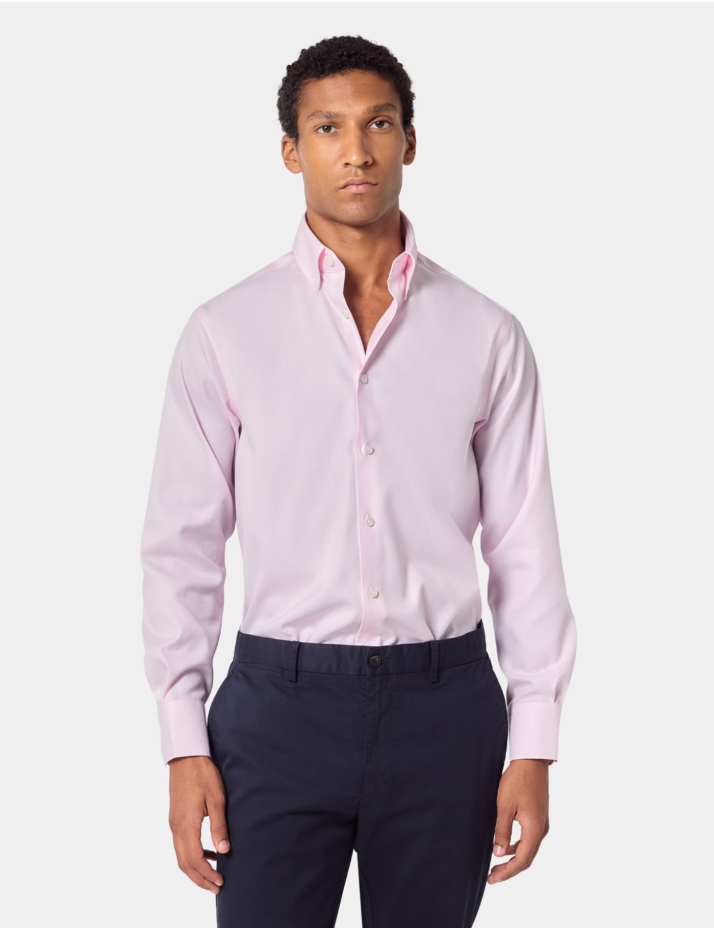 & Classic Fit Pin Point Non Iron Oxford Shirt 20" collar 38" sleeve
